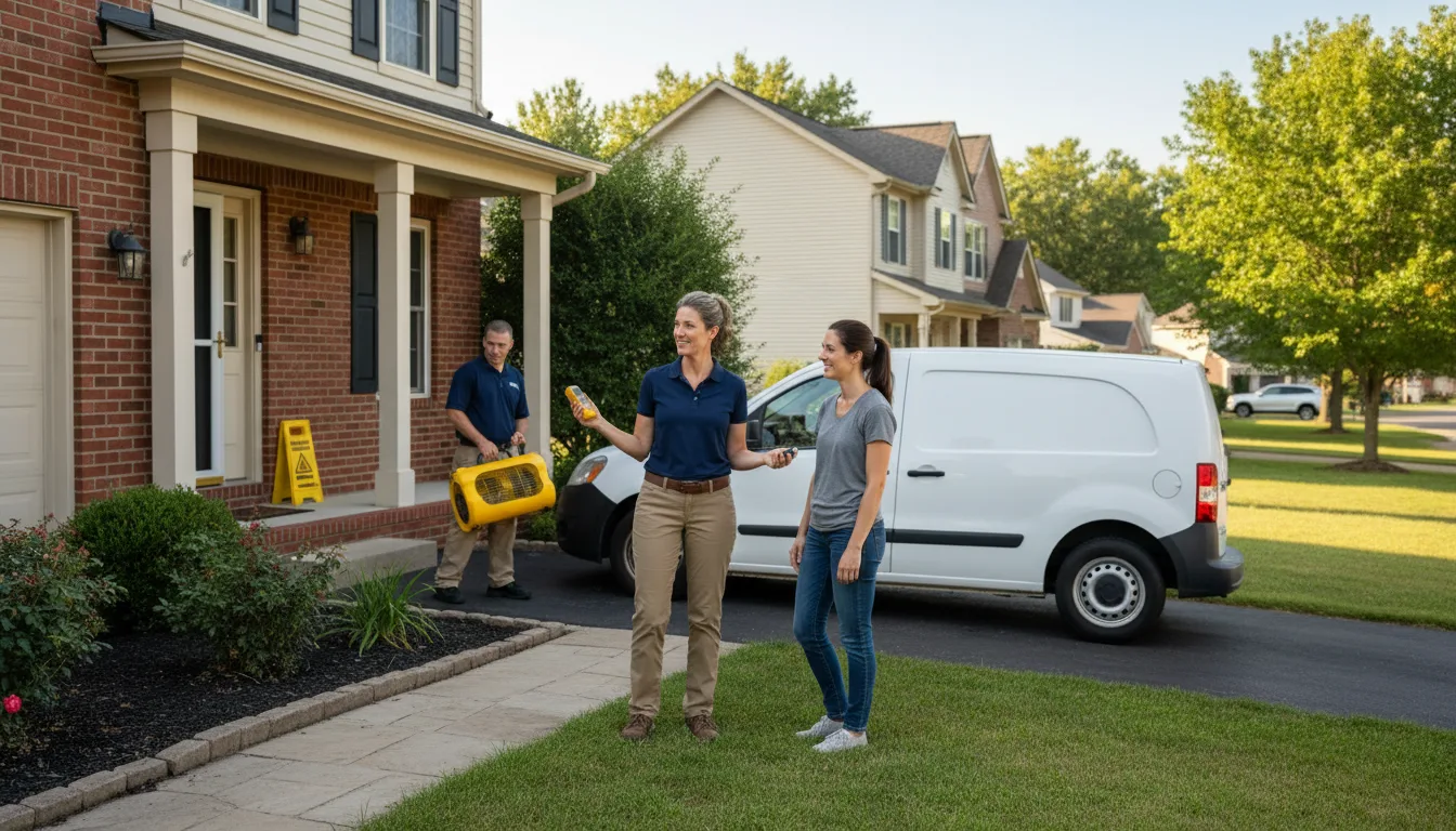 Water restoration image for Flood Water Cleanup, Removal And Restoration Services in Northbridge, MA